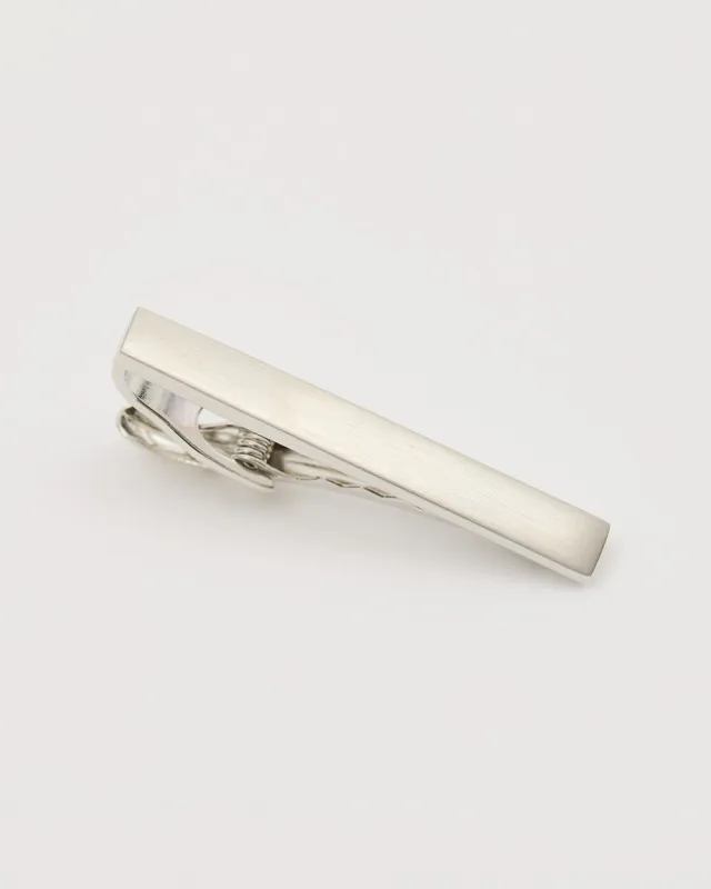 Matt silver tie bar sold by RW&CO.