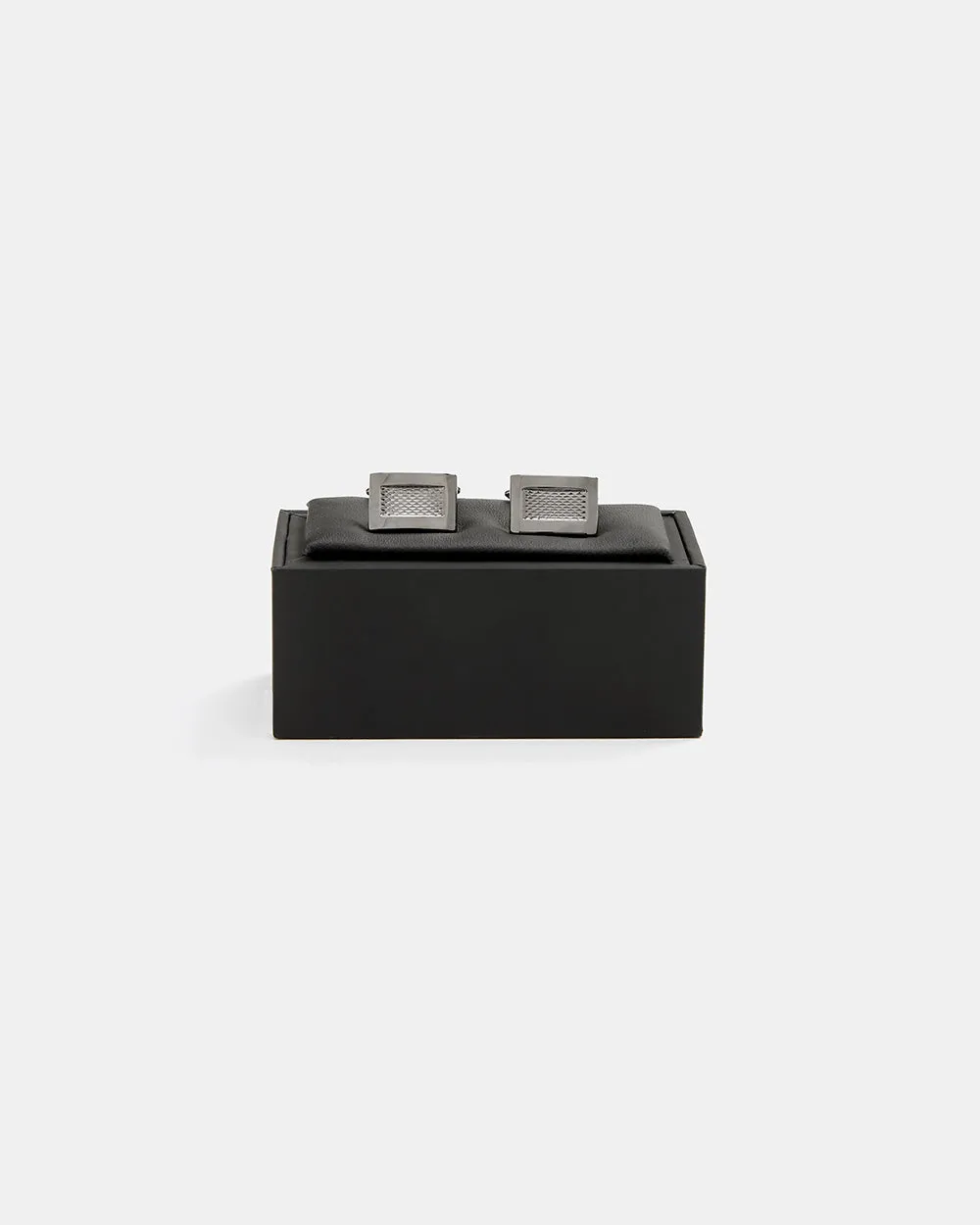 Shiny Gunmetal Cuff Links sold by RW&CO. product image thumbnail 4