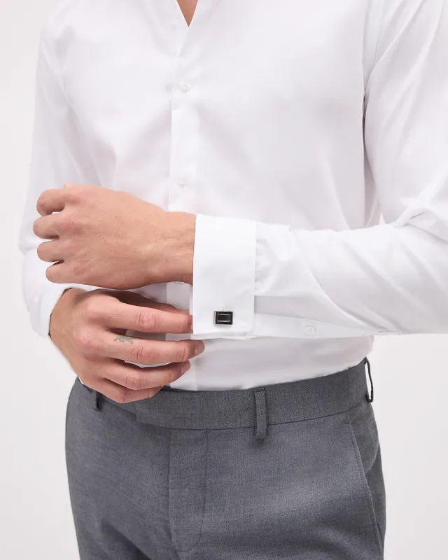 Shiny Gunmetal Cuff Links made by RW&CO.