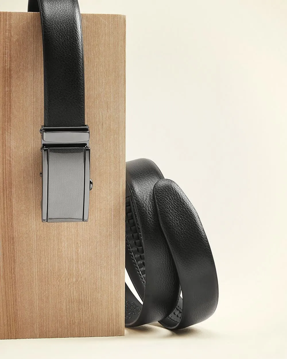 Automatic 30mm plate Leather Belt sold by RW&CO.