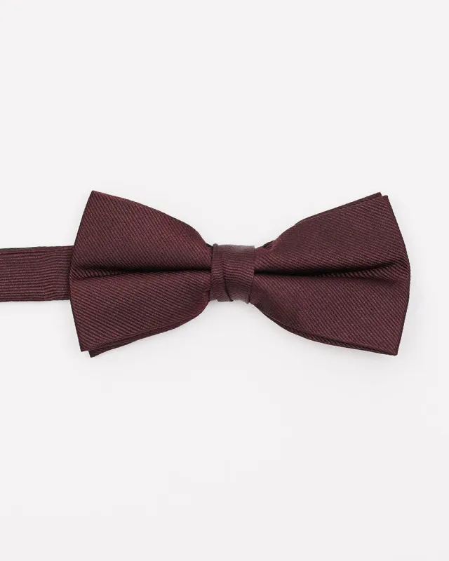 Solid Burgundy Bow Tie sold by RW&CO.