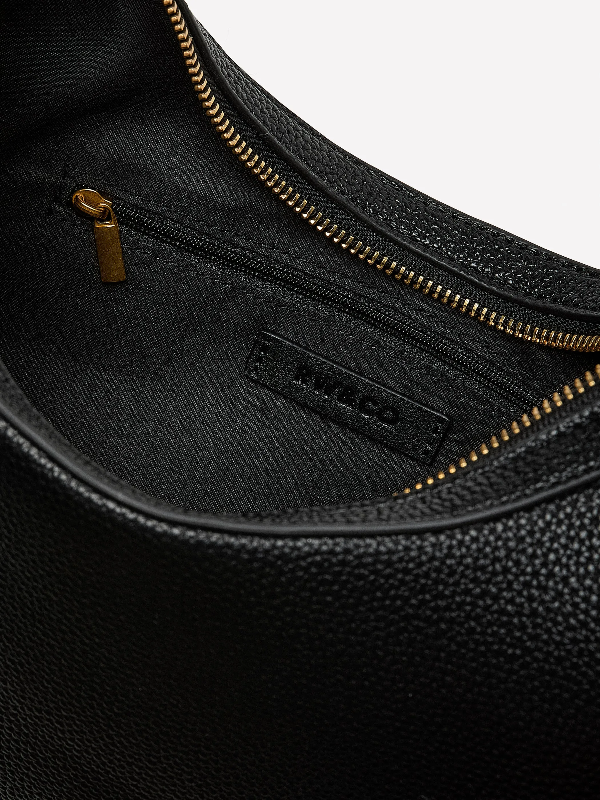 Faux Leather Crescent Cross-Body Bag sold by RW&CO. product image thumbnail 5