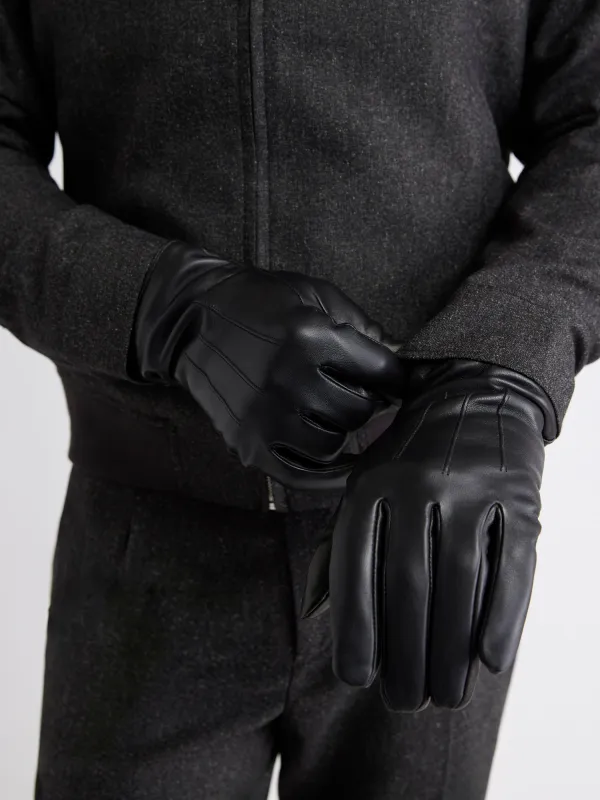 Tech-Friendly Leather Gloves sold by RW&CO.