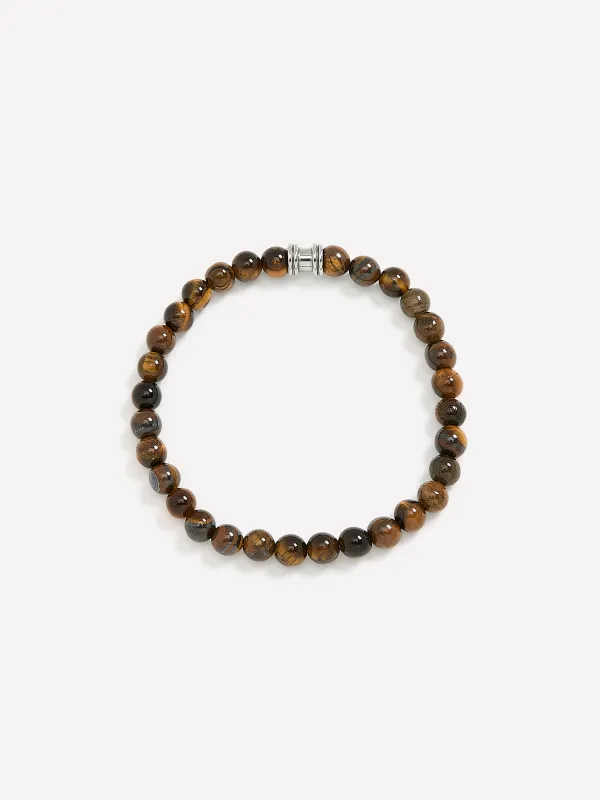 Tiger Eye Beaded Bracelet sold by RW&CO.
