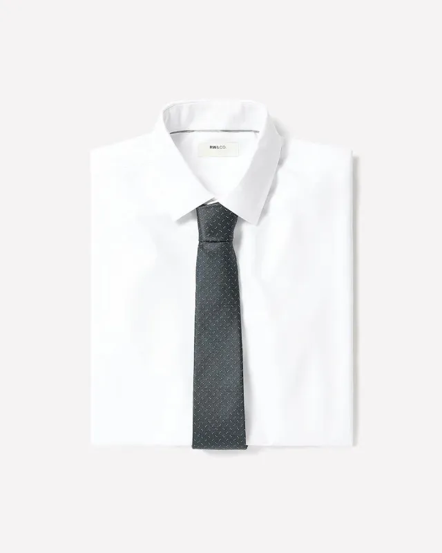 Slim-Fit Knit-Like Dress Shirt sold by RW&CO.