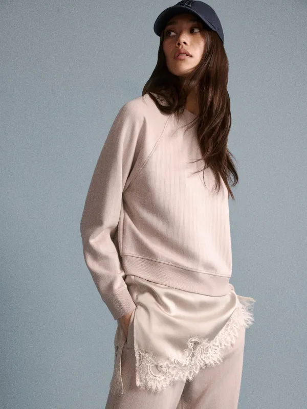 Long-Raglan-Sleeve Crew-Neck Top sold by RW&CO.