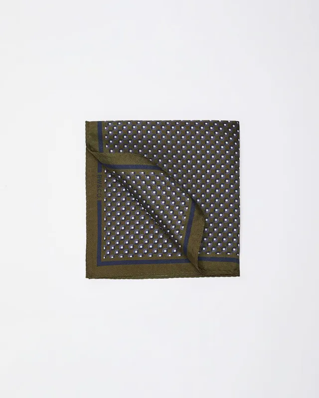 Handkerchief with Micro Geometric Pattern sold by RW&CO.