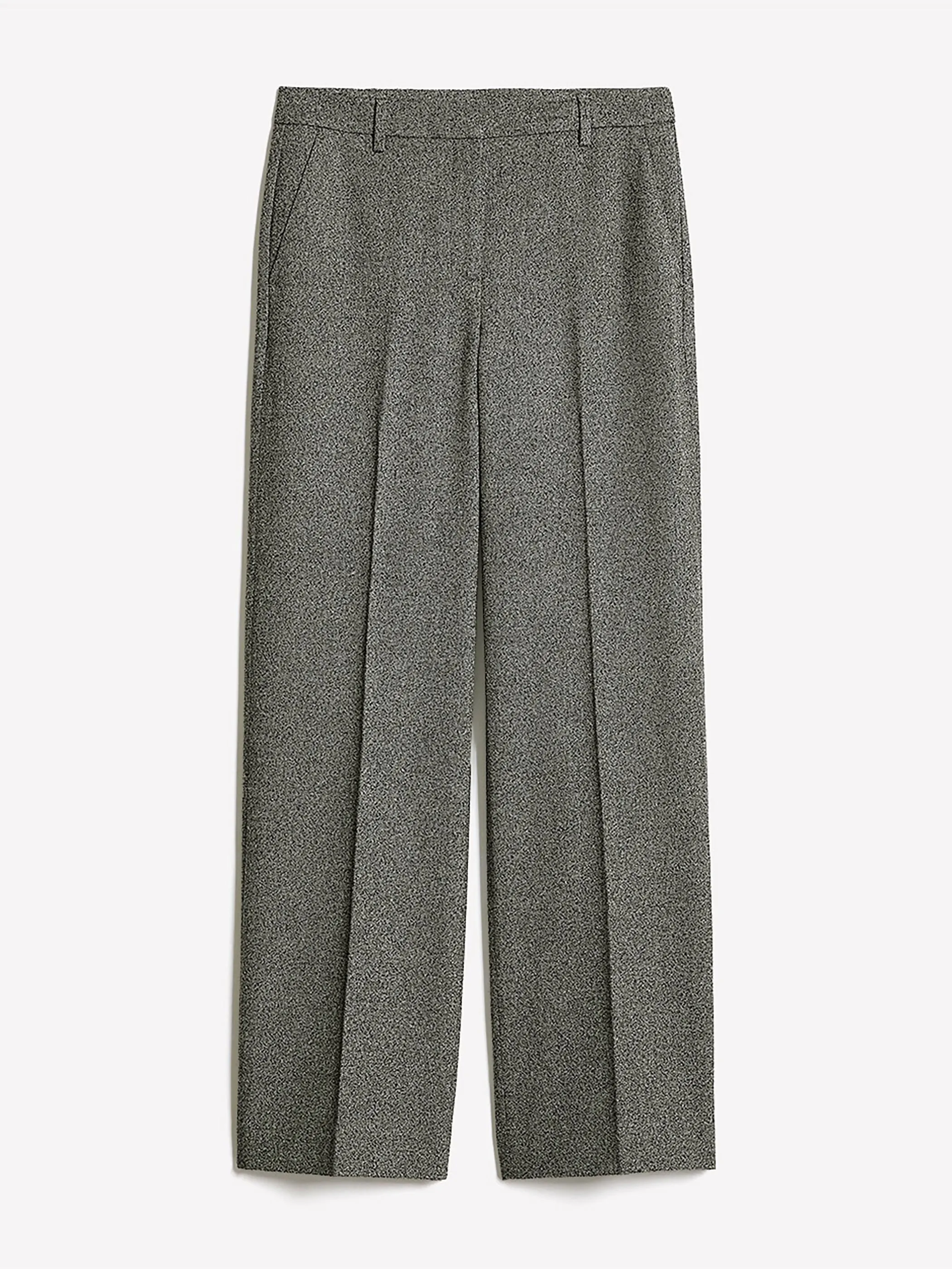 Mid-Rise Wide-Leg Tweed Pant sold by RW&CO. product image thumbnail 4