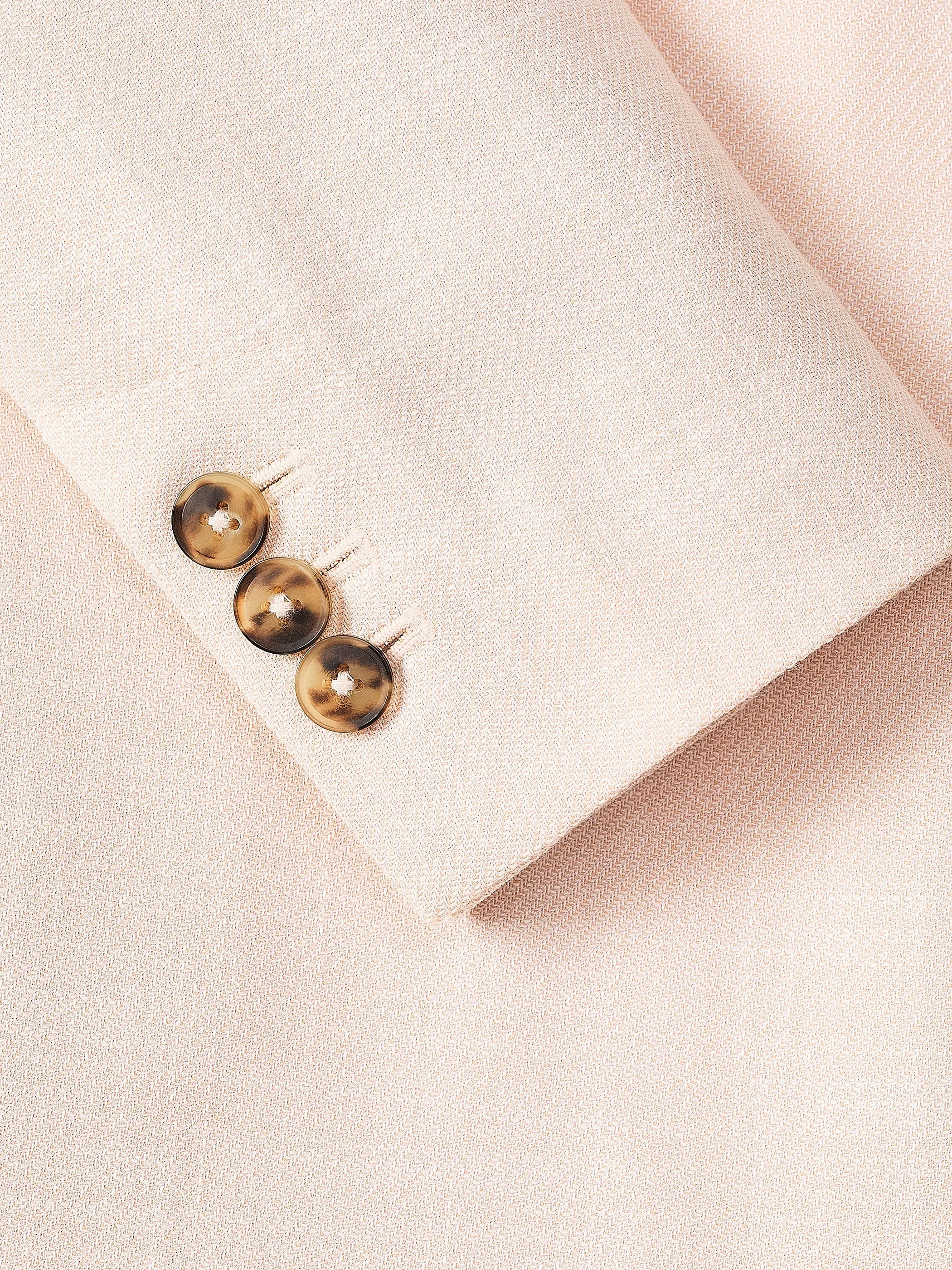 Soft Pink Two-Button Fitted Blazer sold by RW&CO. product image thumbnail 4