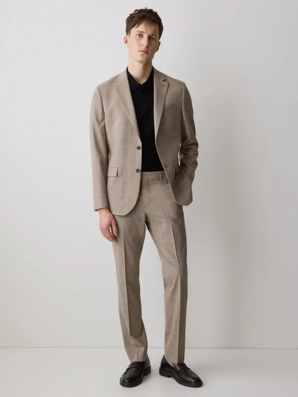 Slim Fit Wool Check Suit Blazer sold by RW&CO.