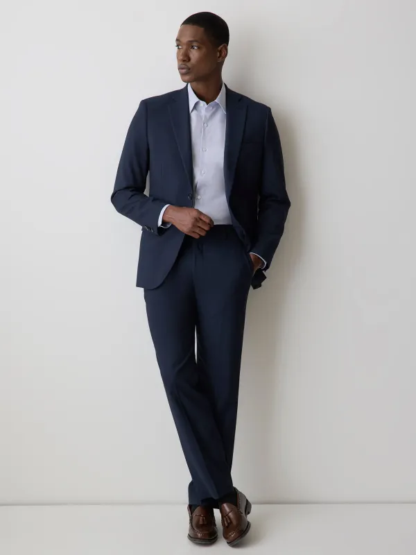 Essential Tailored Fit Navy Bue Suit Blazer sold by RW&CO.