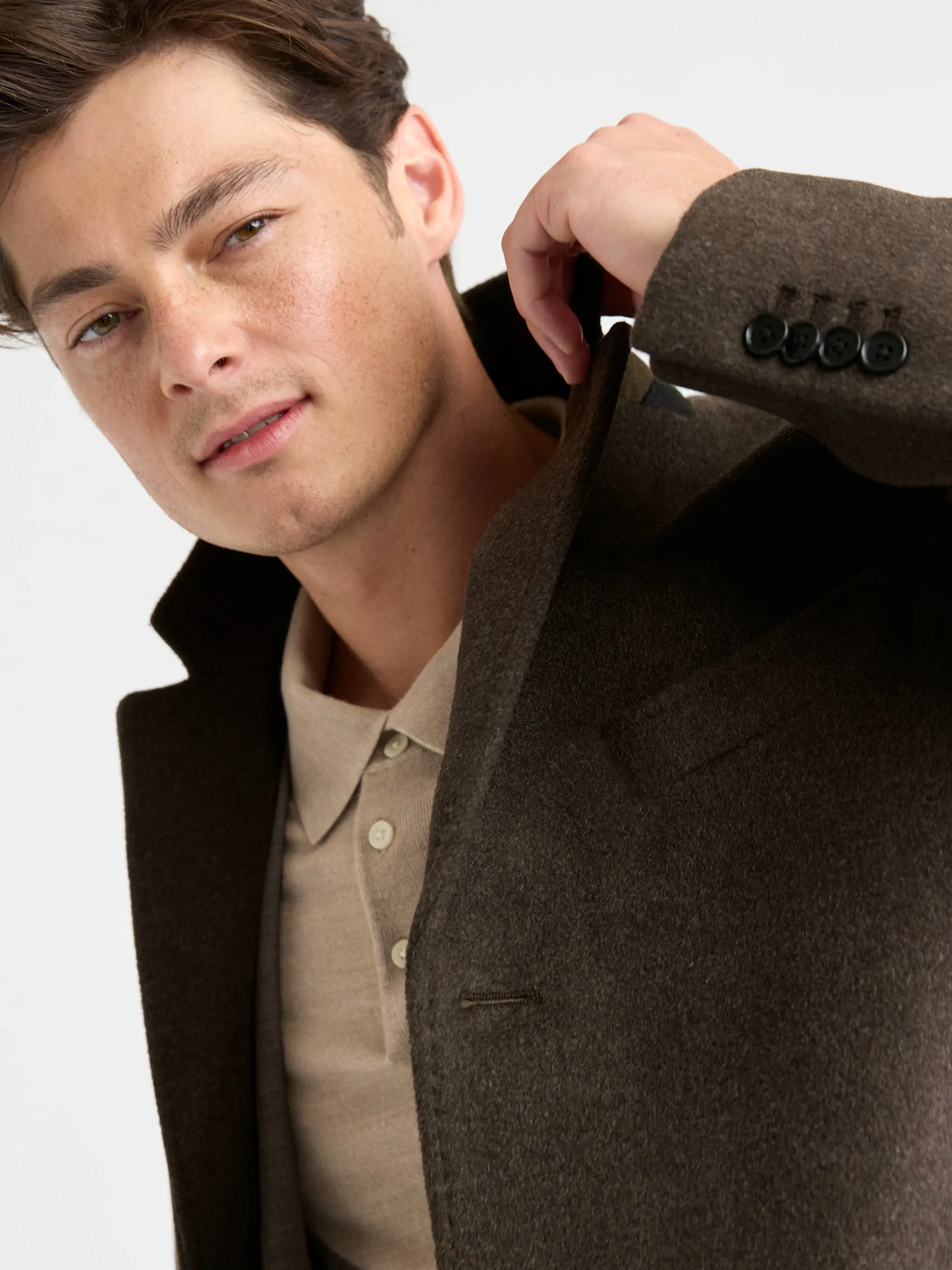 Wool and Cashmere Coat with Tailored Collar sold by RW&CO. product image thumbnail 5