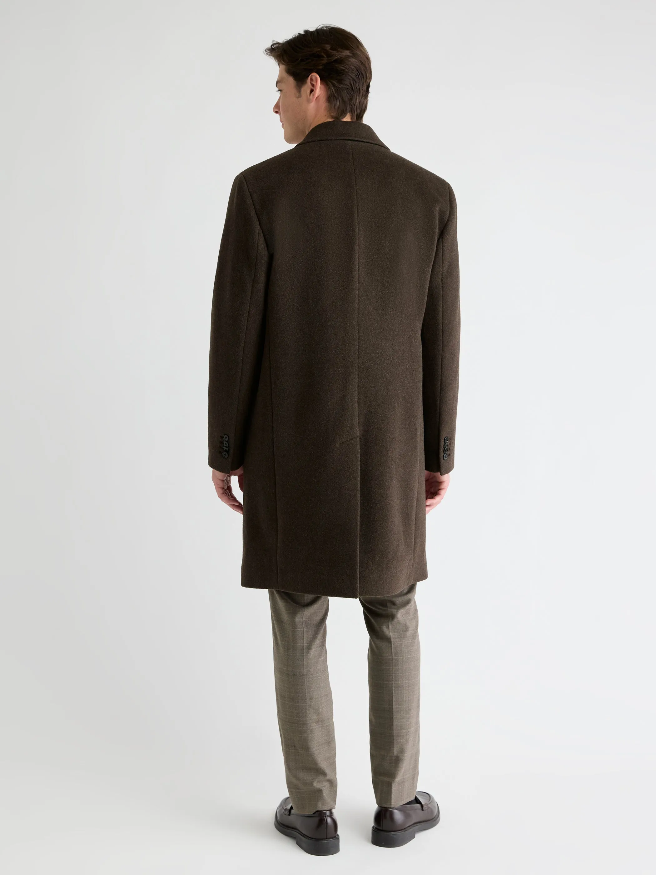 Wool and Cashmere Coat with Tailored Collar sold by RW&CO. product image thumbnail 3