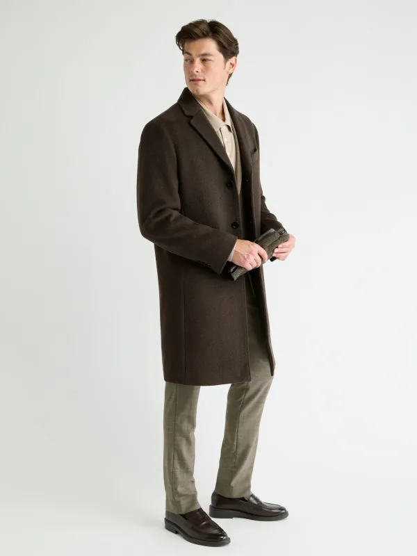 Wool and Cashmere Coat with Tailored Collar sold by RW&CO.