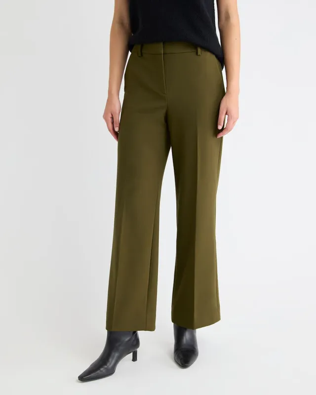 Mid-Rise Wide-Leg Heavy Twill Pant sold by RW&CO.