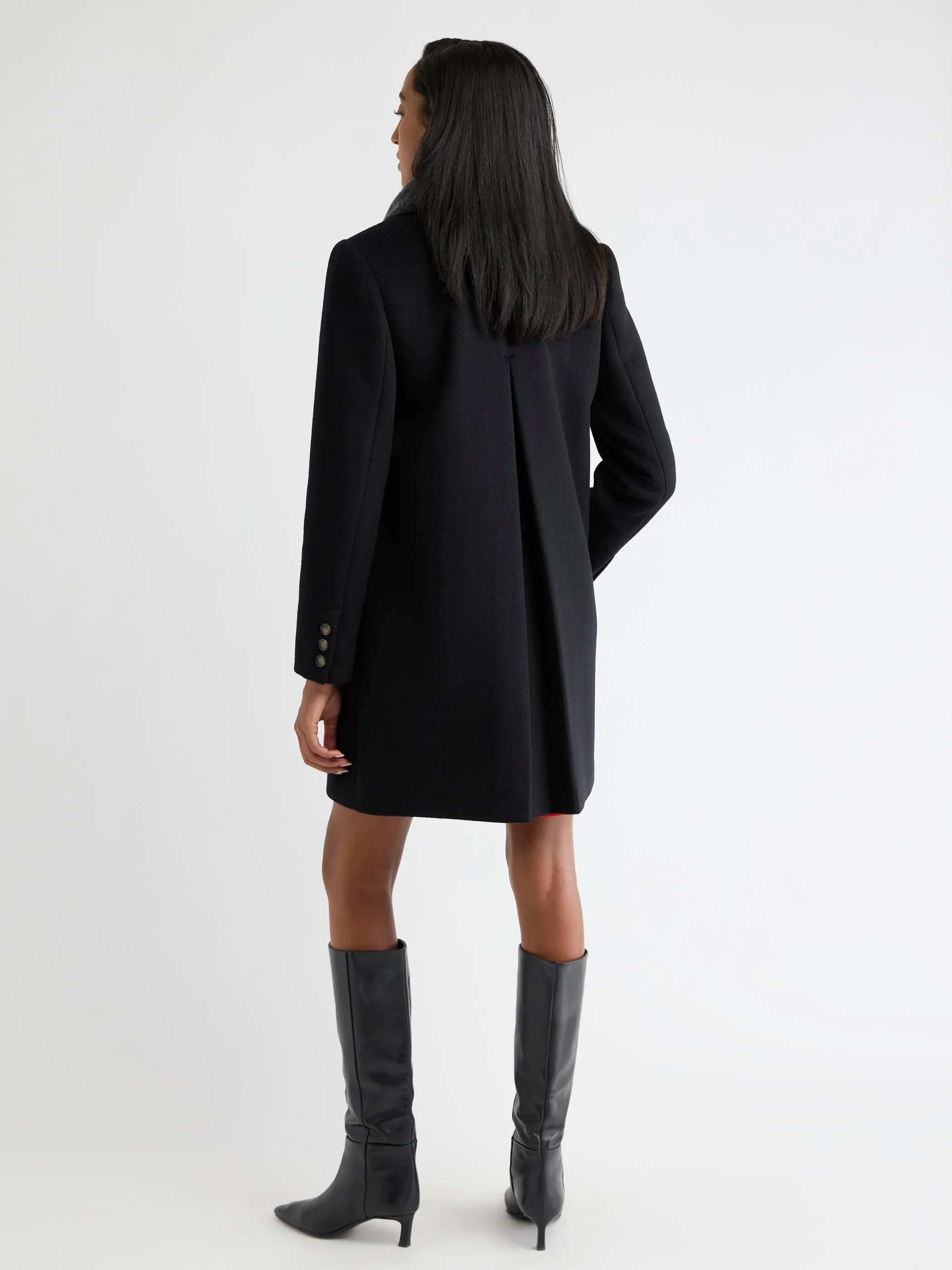 Wool-Blend Preppy Coat sold by RW&CO. product image thumbnail 3