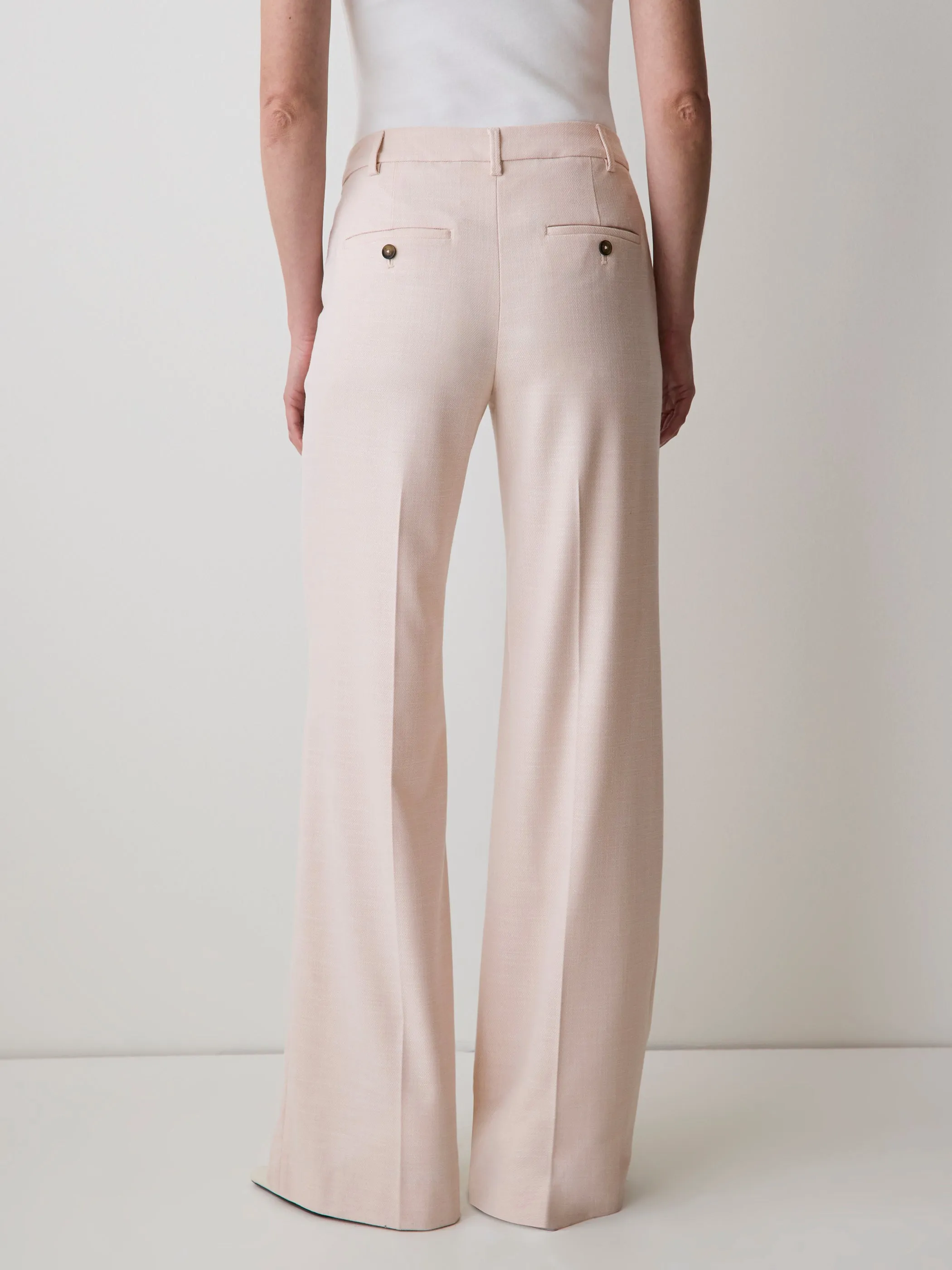 Mid-Rise Wide-Leg Pant sold by RW&CO. product image thumbnail 3