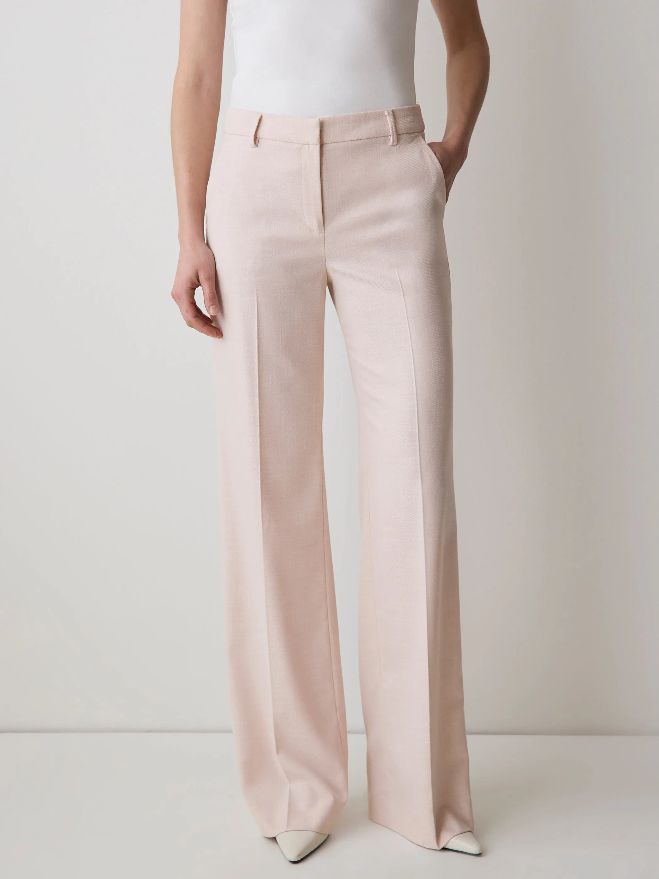 Mid-Rise Wide-Leg Pant sold by RW&CO.