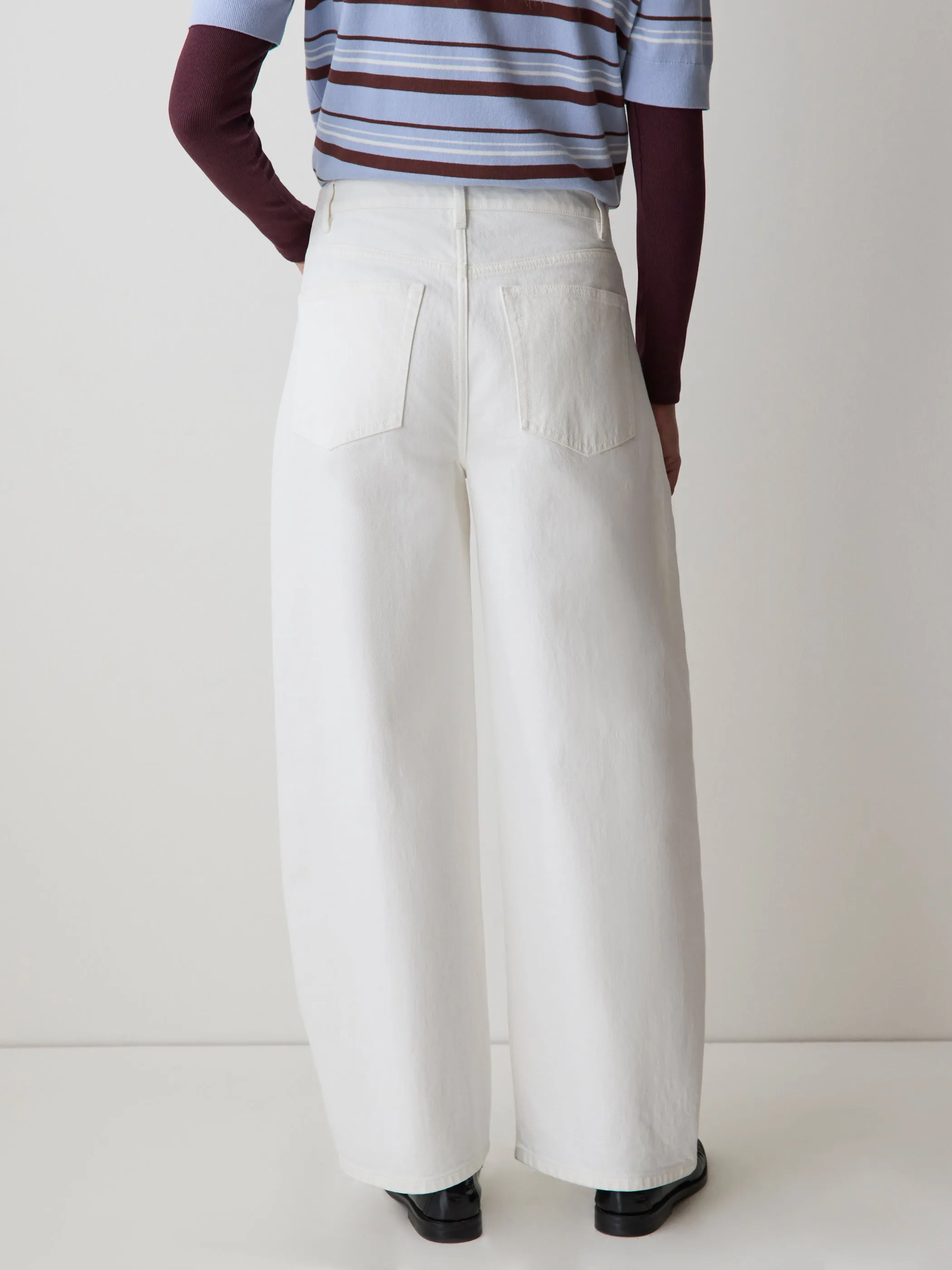 High-Rise Barrel Jeans sold by RW&CO. product image thumbnail 4