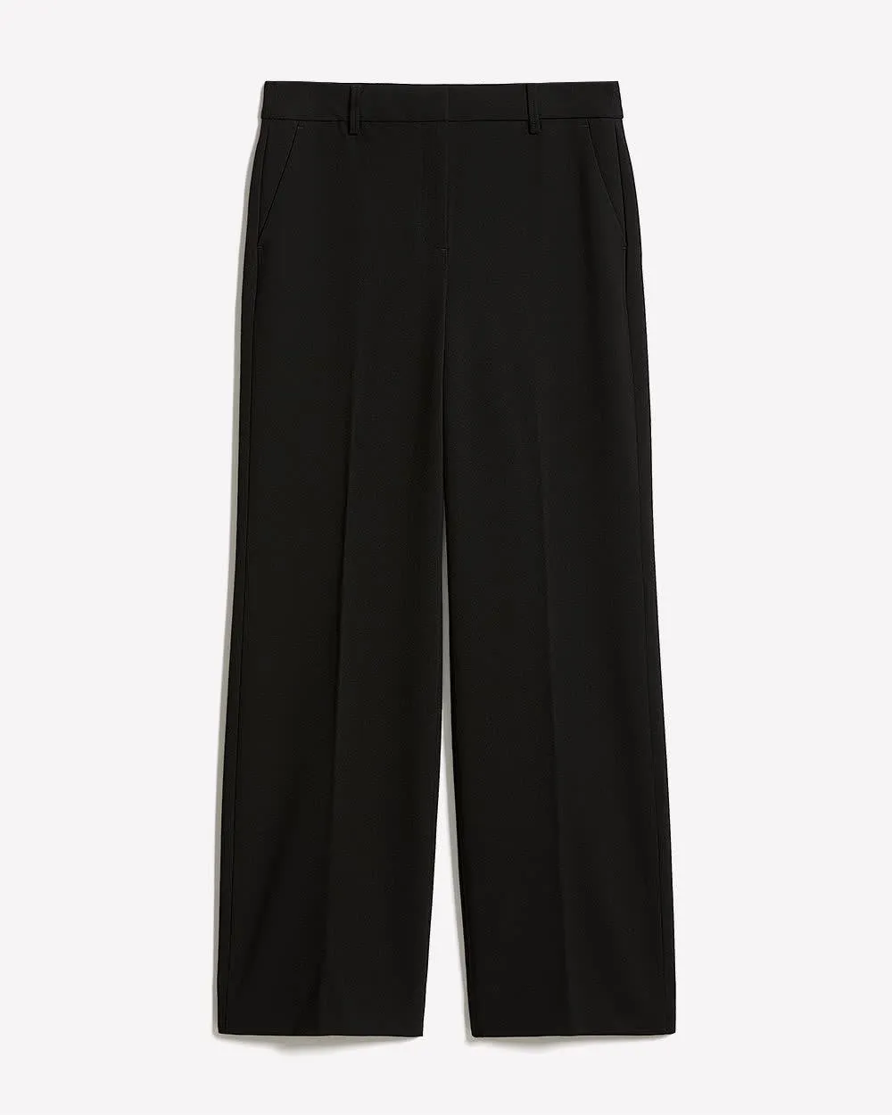 Mid-Rise Wide-Leg Heavy Twill Pant sold by RW&CO. product image thumbnail 4