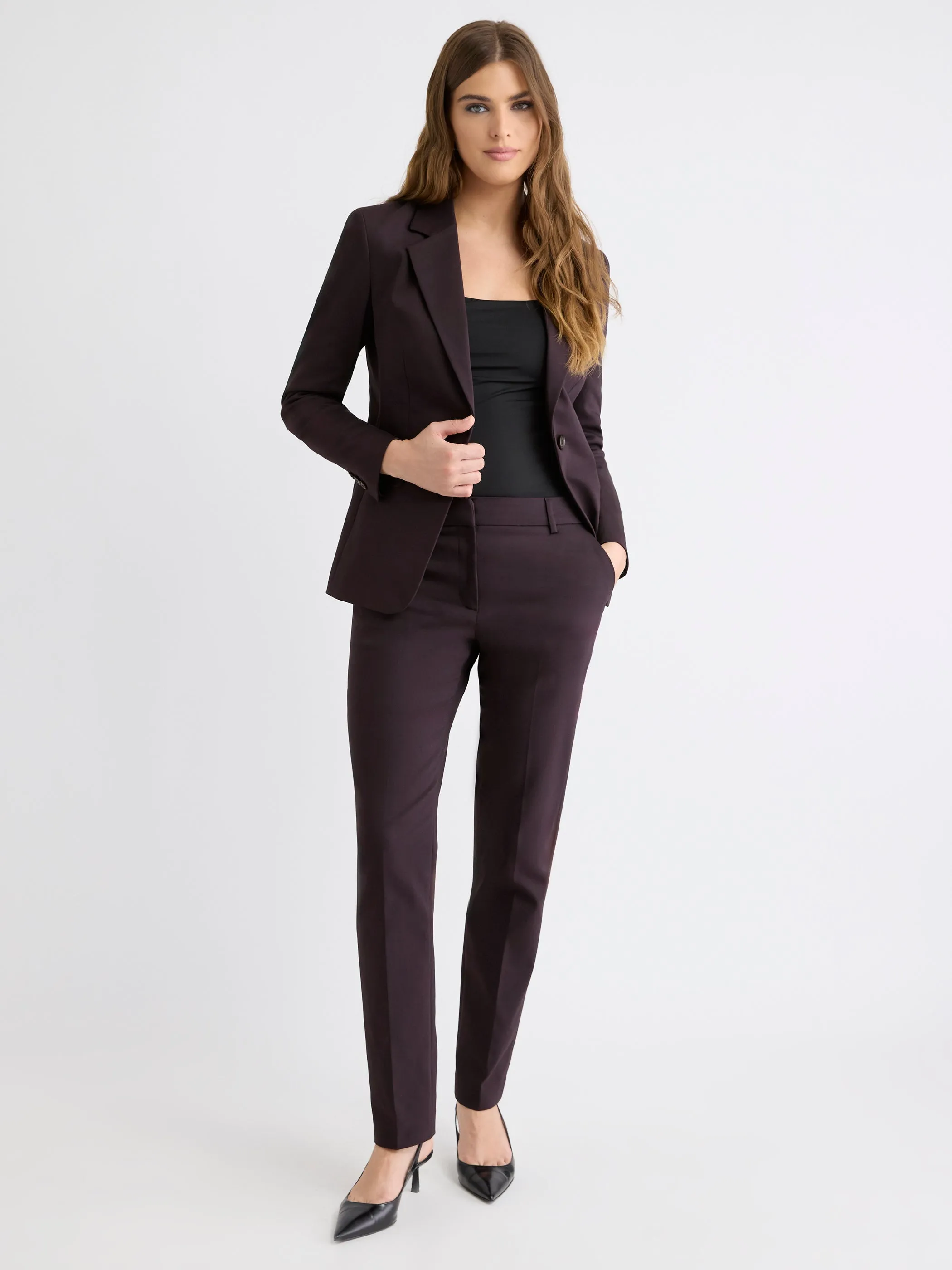 Limitless Mid-Rise Long Slim-Leg Signature Pant sold by RW&CO. product image thumbnail 4