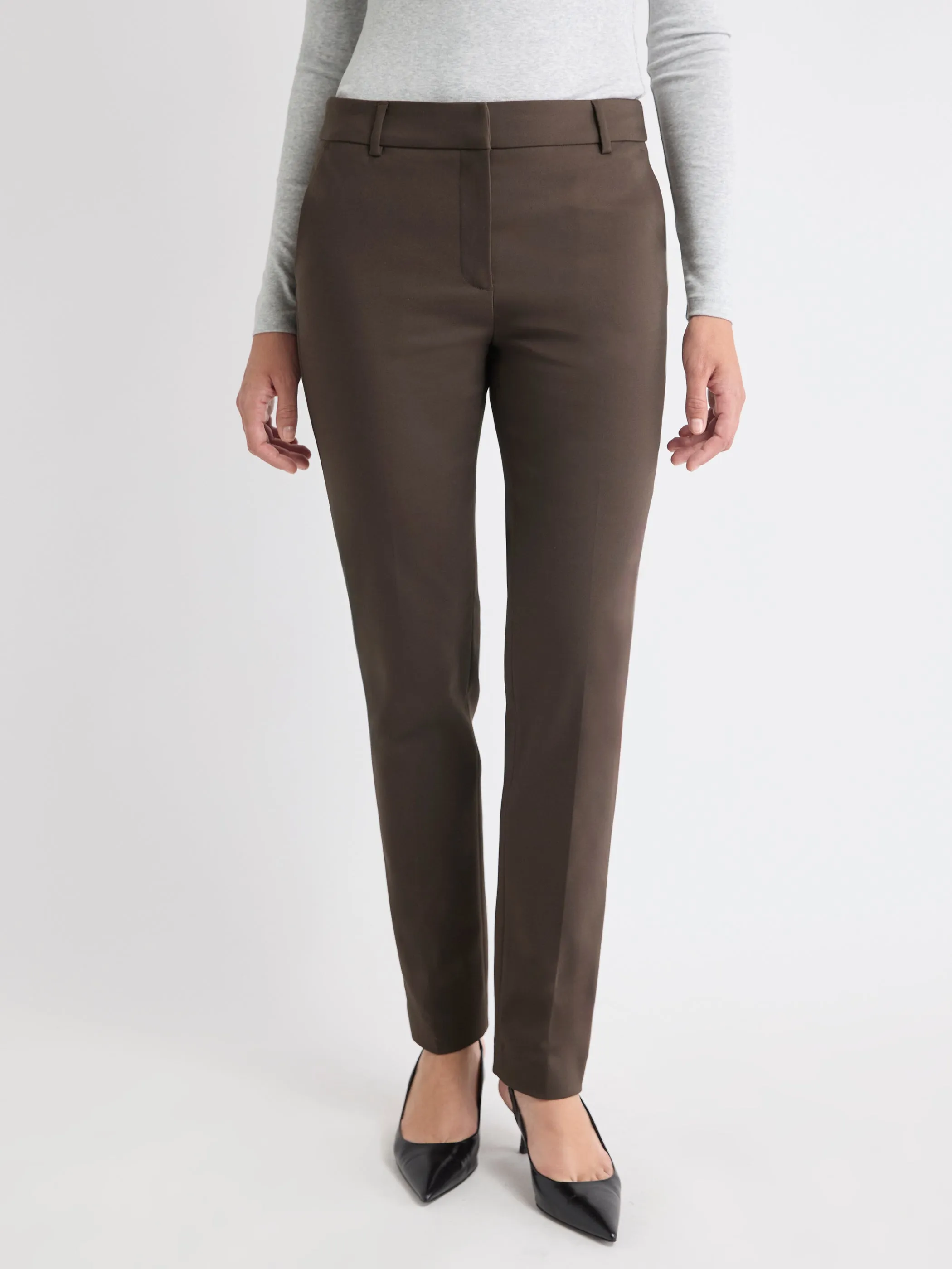Limitless Mid-Rise Long Slim-Leg Signature Pant sold by RW&CO. product image thumbnail 2