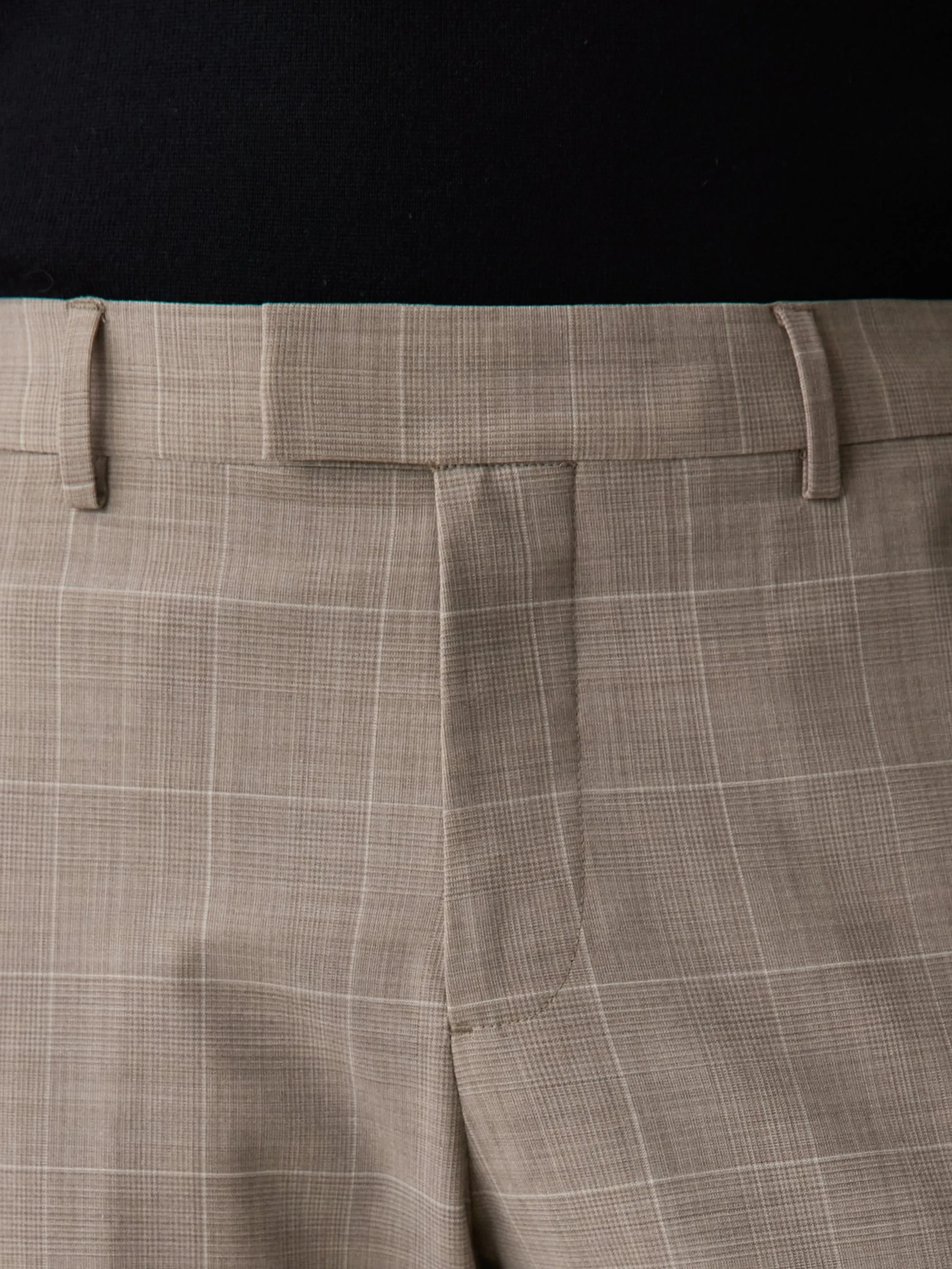 Slim-Fit Wool Check Suit Pant sold by RW&CO. product image thumbnail 4