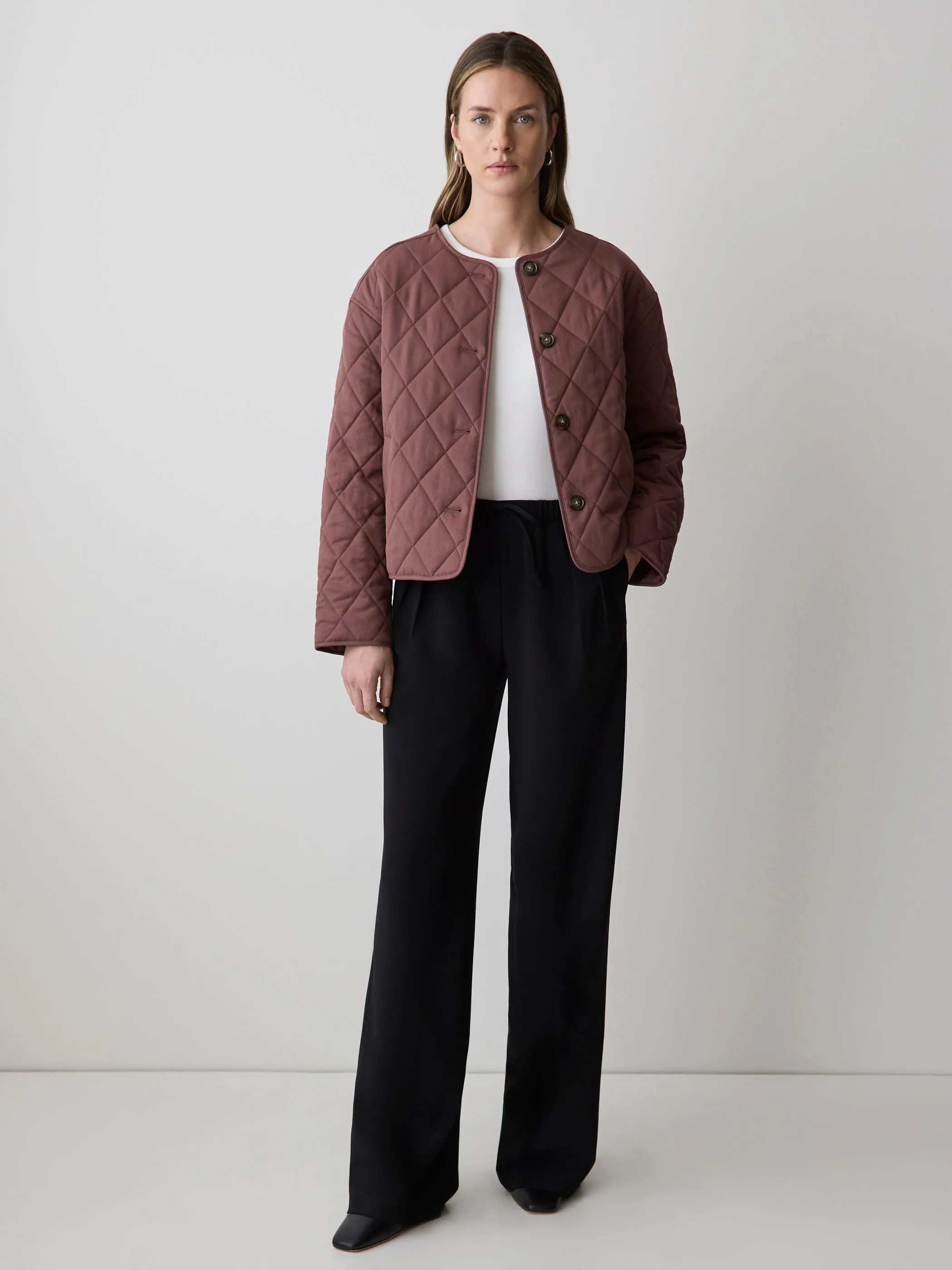 Pull-On Mid-Rise Wide-Leg Pant sold by RW&CO. product image thumbnail 2