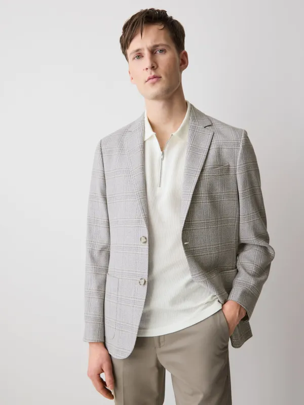 Slim-Fit Plaid Blazer sold by RW&CO.