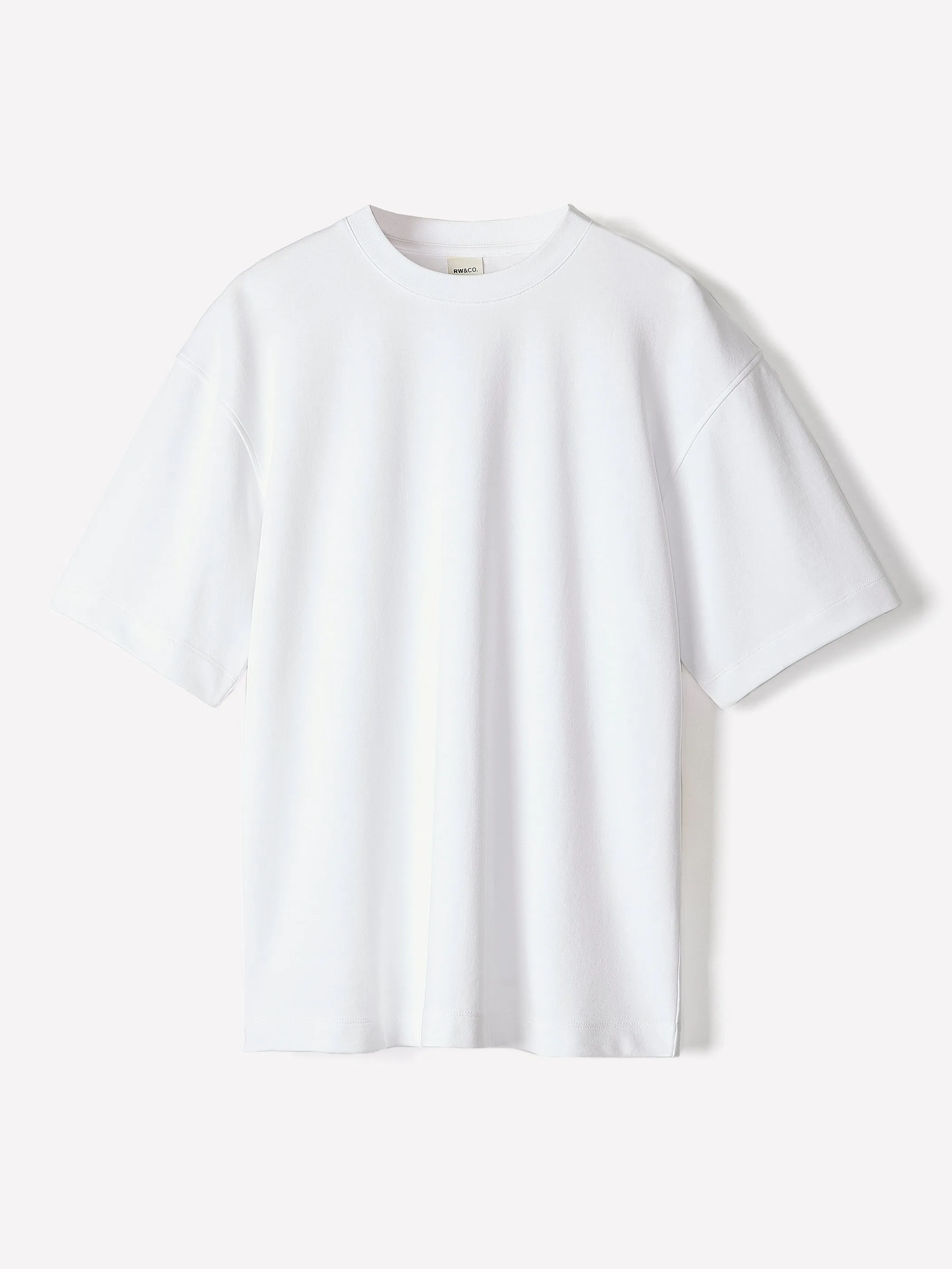 Oversized Short-Sleeve Crew-Neck Tee sold by RW&CO. product image thumbnail 5