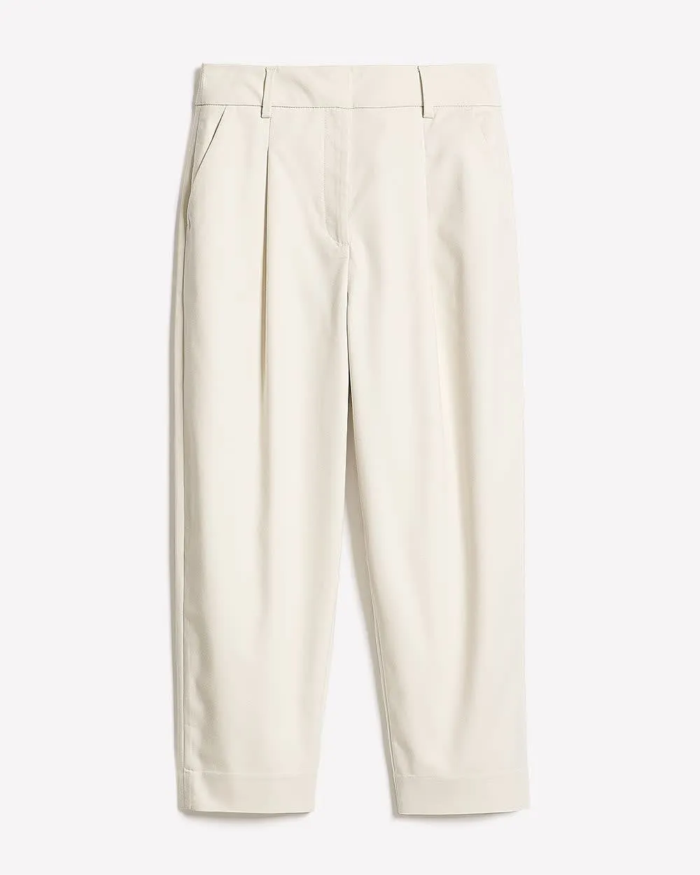 Twill High-Rise Barrel Ankle Pant sold by RW&CO. product image thumbnail 4