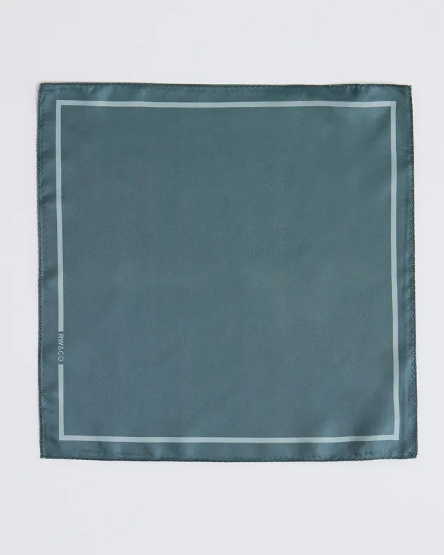 Solid Agave Handkerchief with Logo sold by RW&CO.