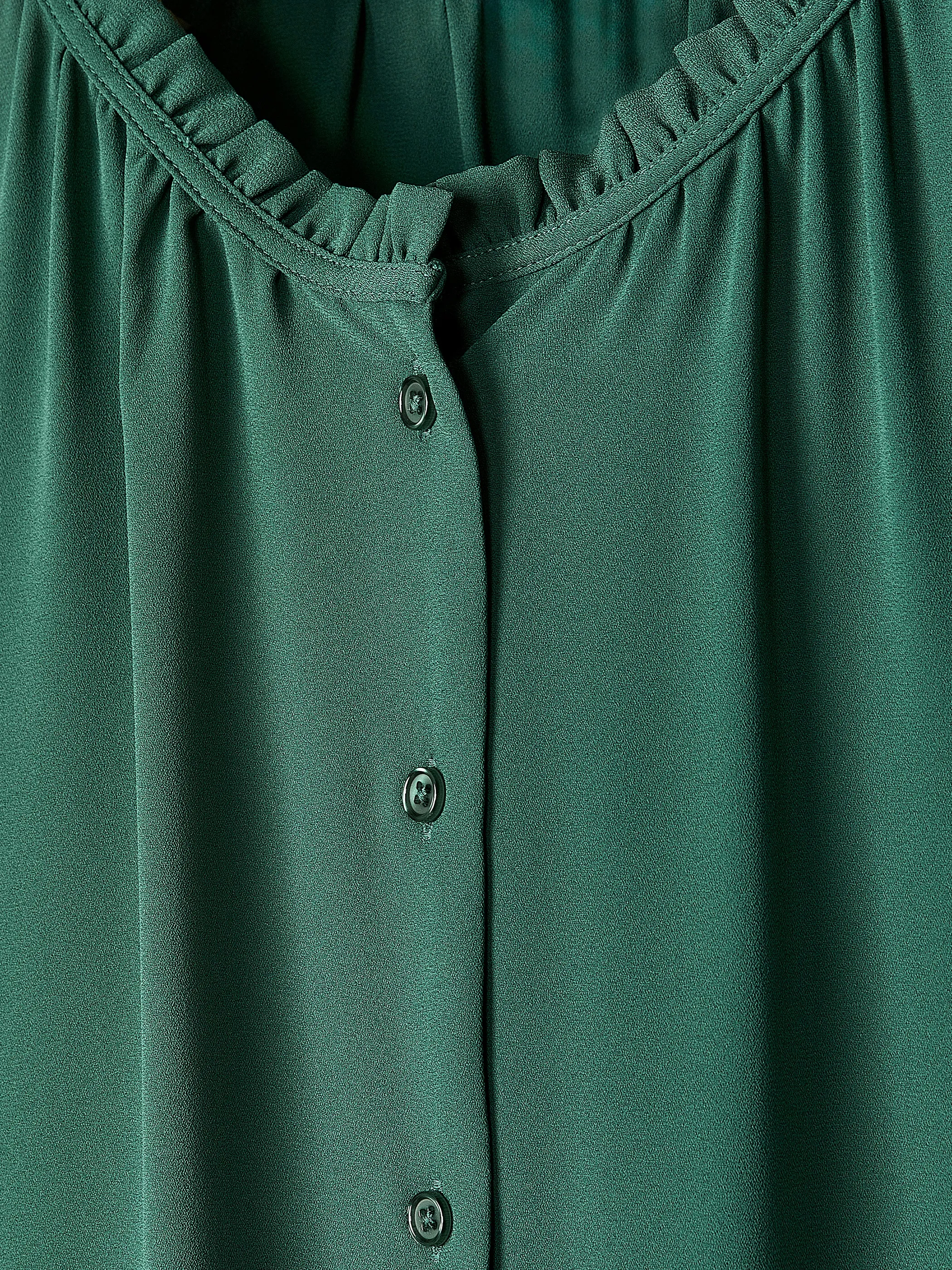 Sleeveless Buttoned-Down Blouse sold by RW&CO. product image thumbnail 5