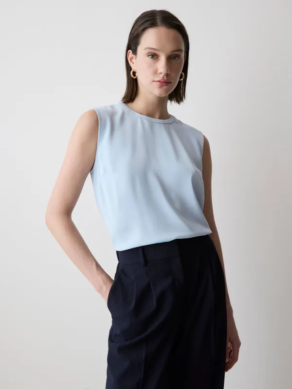 Crew-Neck Satin Cami sold by RW&CO.