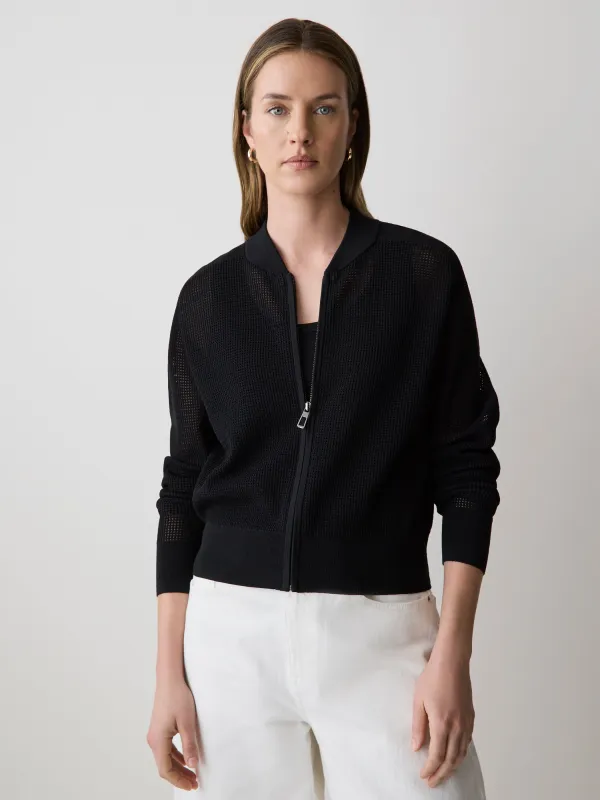 Mesh Bomber Jacket sold by RW&CO.