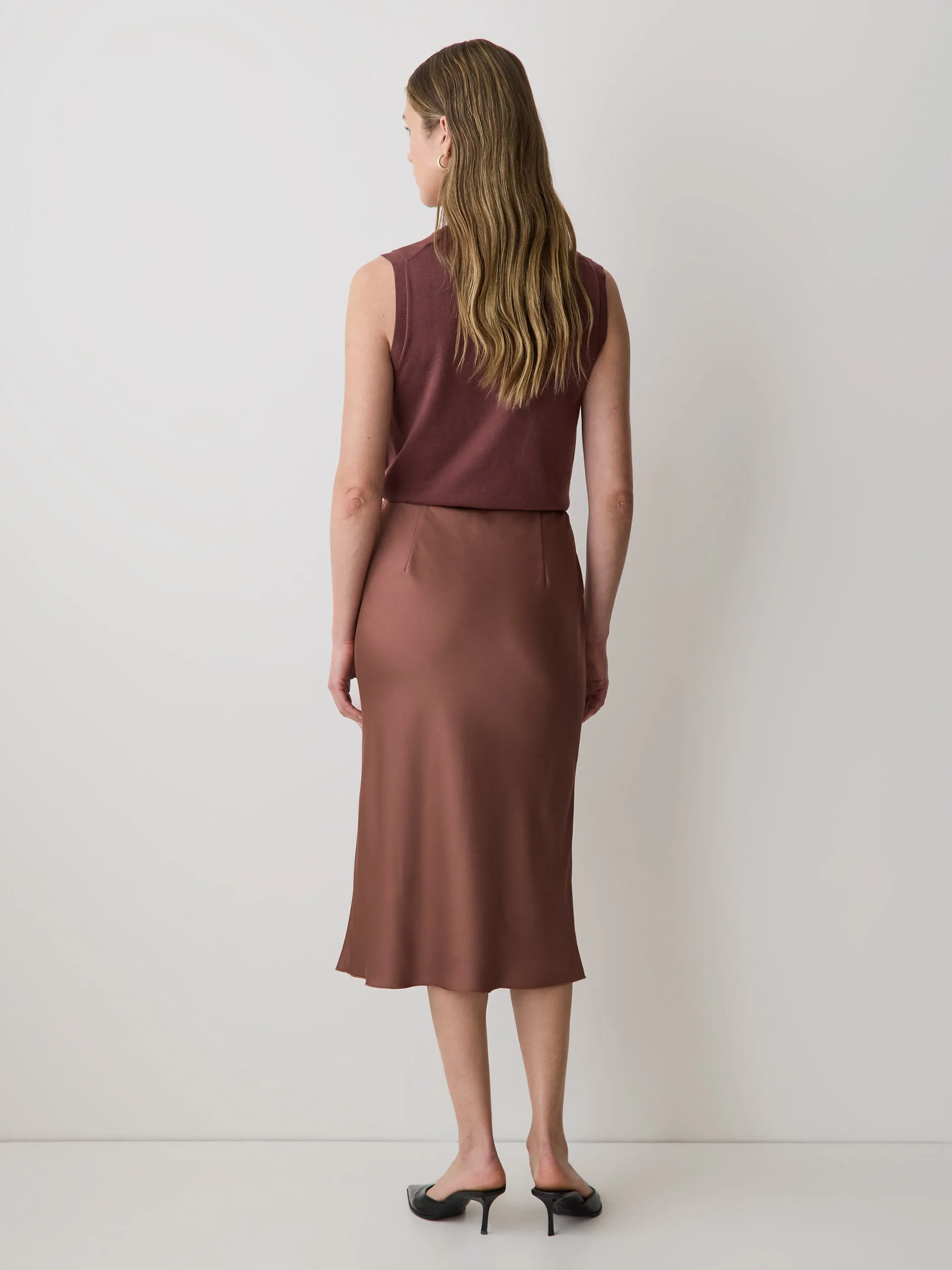 High-Rise Straight Midi Skirt sold by RW&CO. product image thumbnail 3
