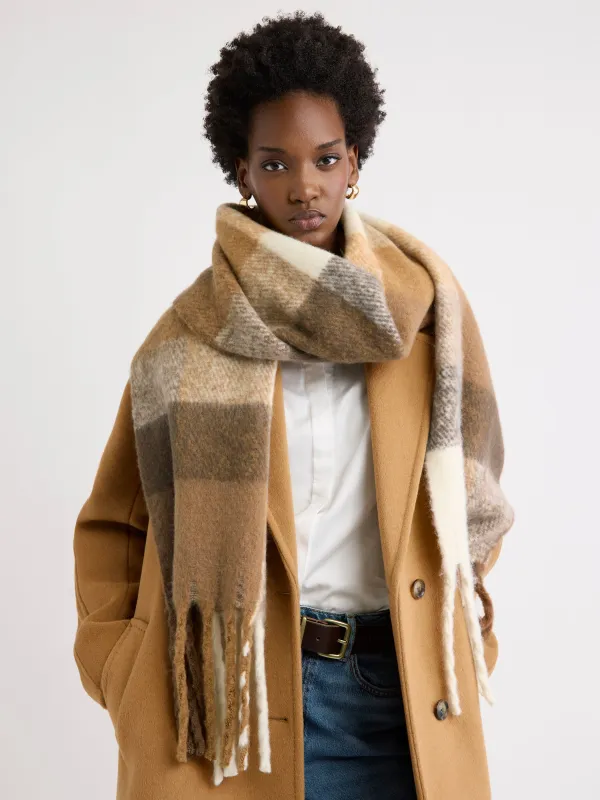 Plaid Chunky Scarf sold by RW&CO.