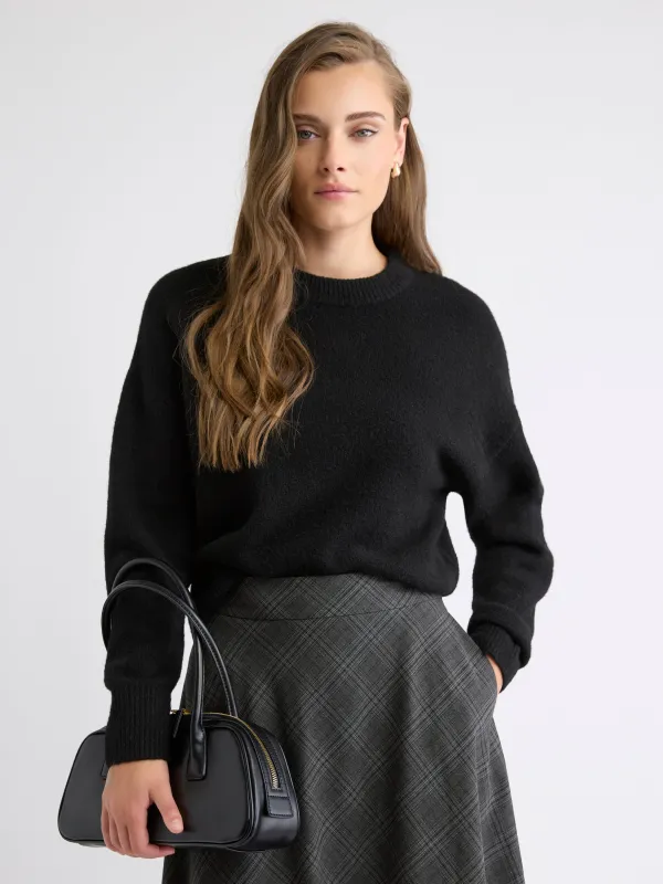 Long-Sleeve Crew-Neck Loose Sweater sold by RW&CO.