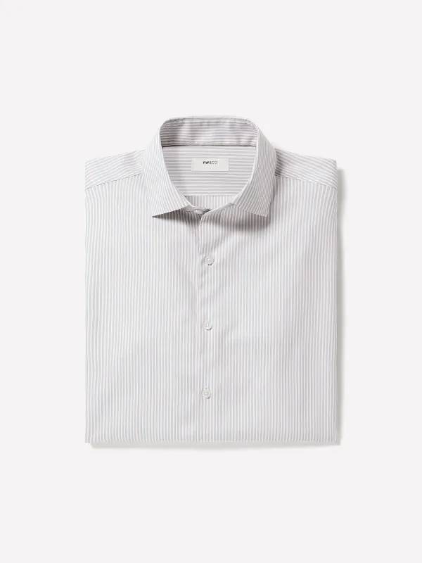 Tailored Fit Striped Dress Shirt sold by RW&CO.