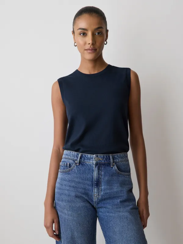 Sleeveless Scoop-Neck Sweater sold by RW&CO.