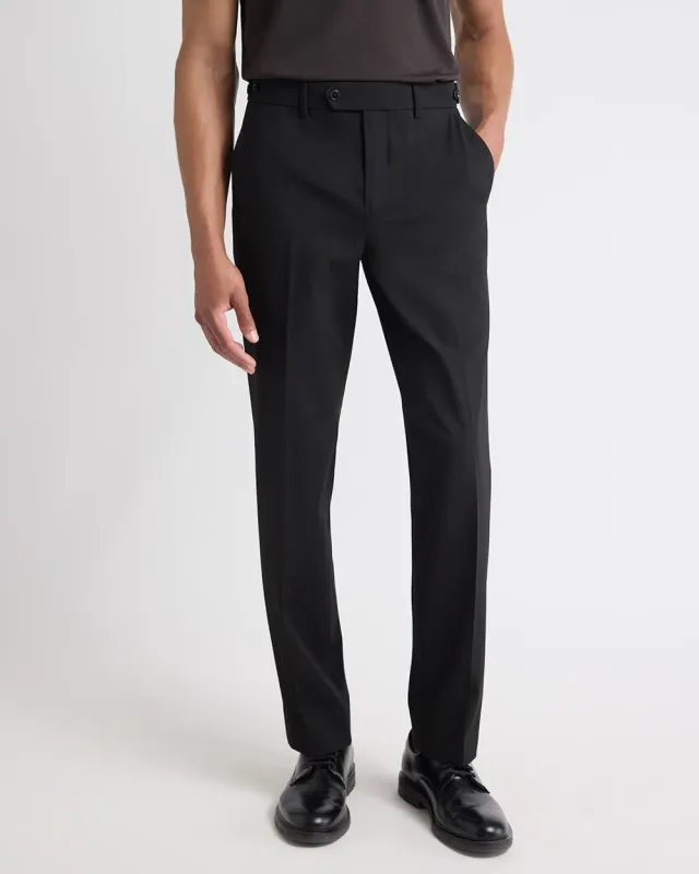 Black Tailored Fit Essential Pant sold by RW&CO.