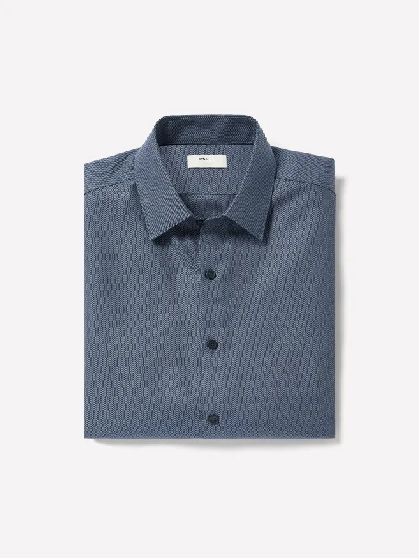 Tailored-Fit Dobby Dress Shirt sold by RW&CO.
