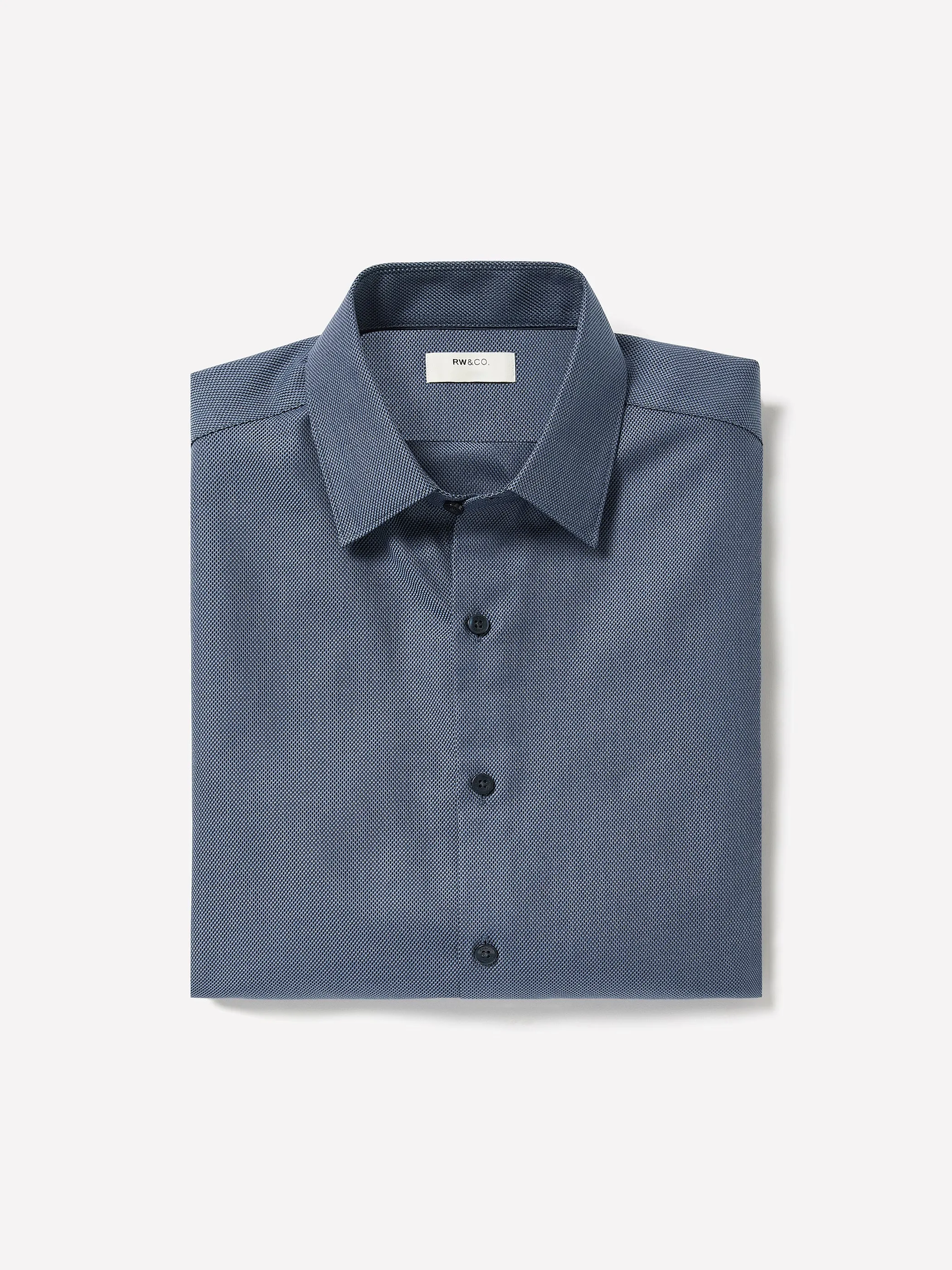 Tailored-Fit Dobby Dress Shirt sold by RW&CO.