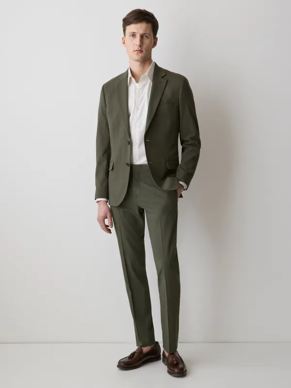 Slim Fit Dark Green Suit Blazer sold by RW&CO.