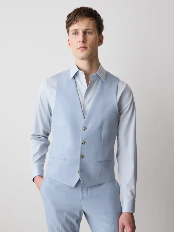 Blue Suit Vest sold by RW&CO.