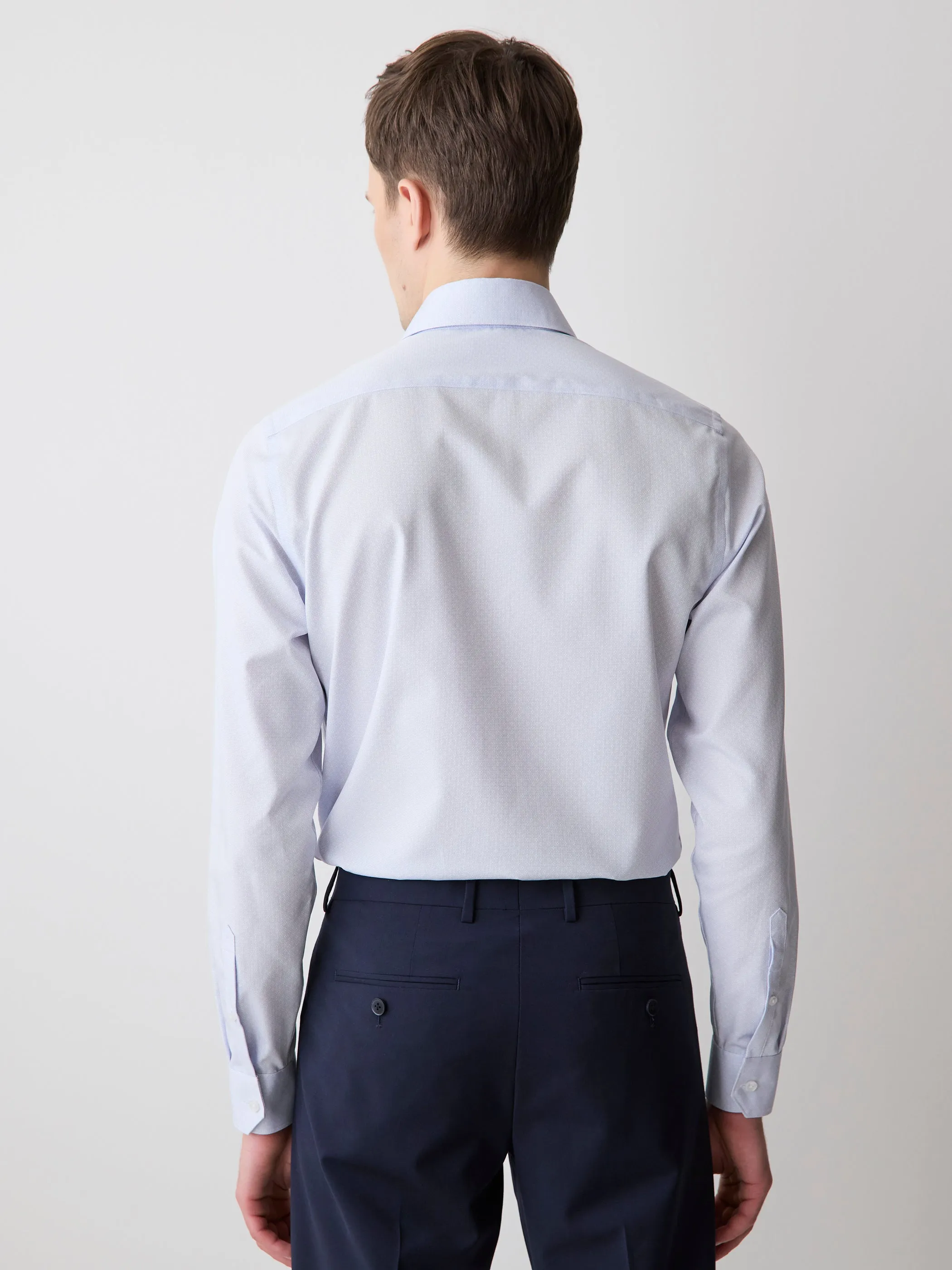 Slim Fit Dotted Dress Shirt sold by RW&CO. product image thumbnail 2