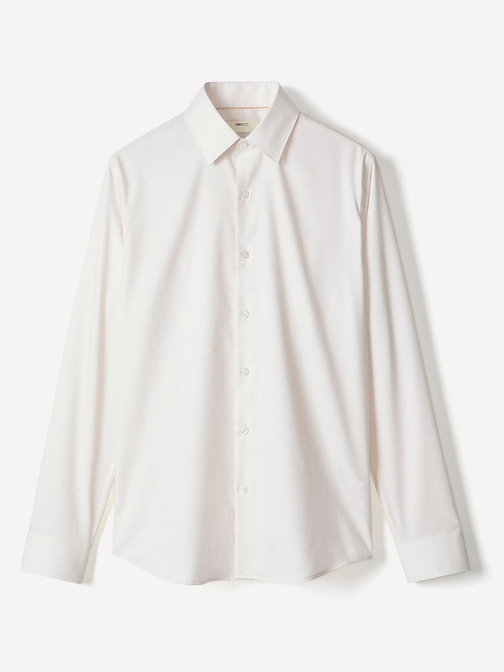 Tailored Fit Dobby Dress Shirt sold by RW&CO. product image thumbnail 5