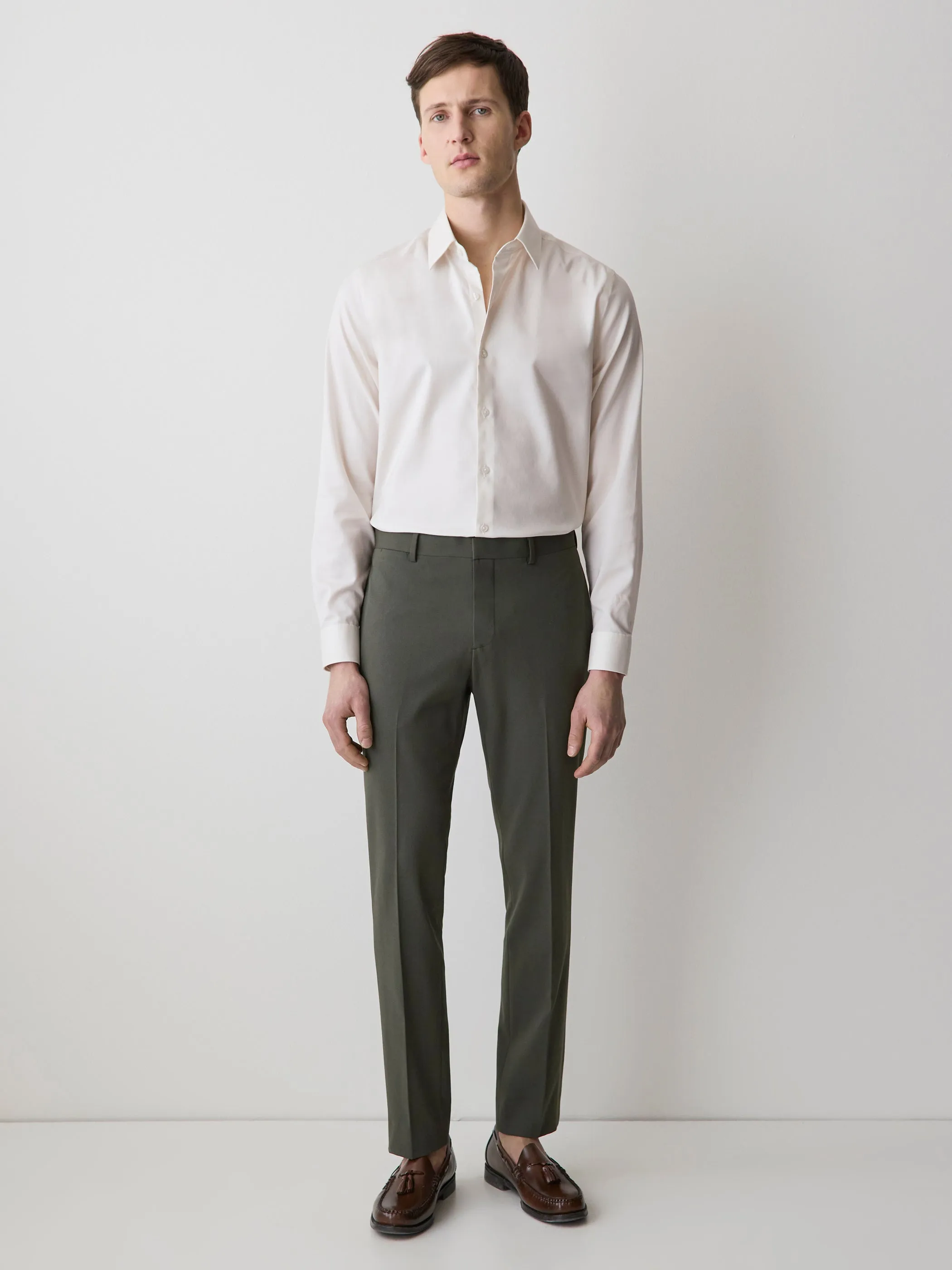 Tailored Fit Dobby Dress Shirt sold by RW&CO. product image thumbnail 2