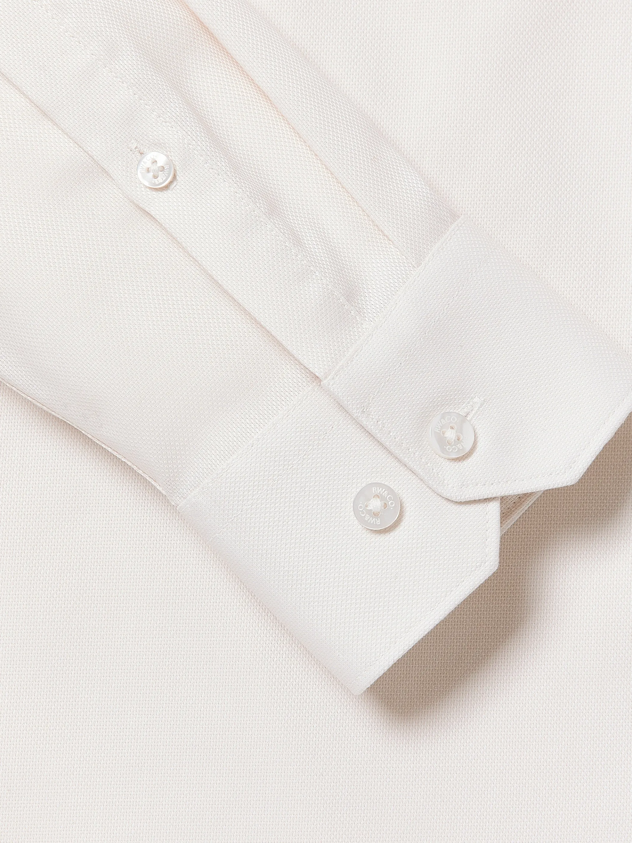 Tailored Fit Dobby Dress Shirt sold by RW&CO. product image thumbnail 4