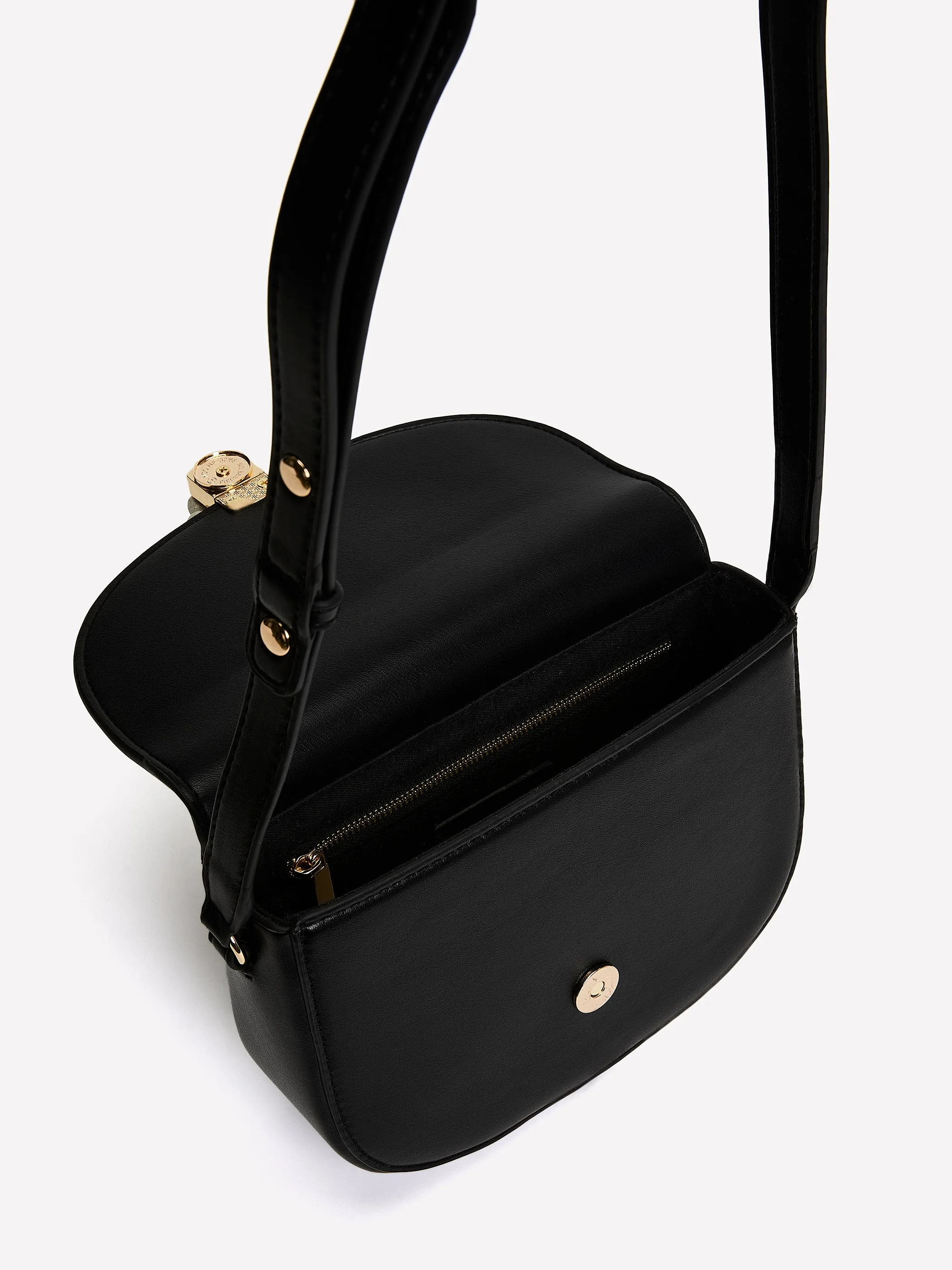 Faux Leather Cross-Body Bag sold by RW&CO. product image thumbnail 5